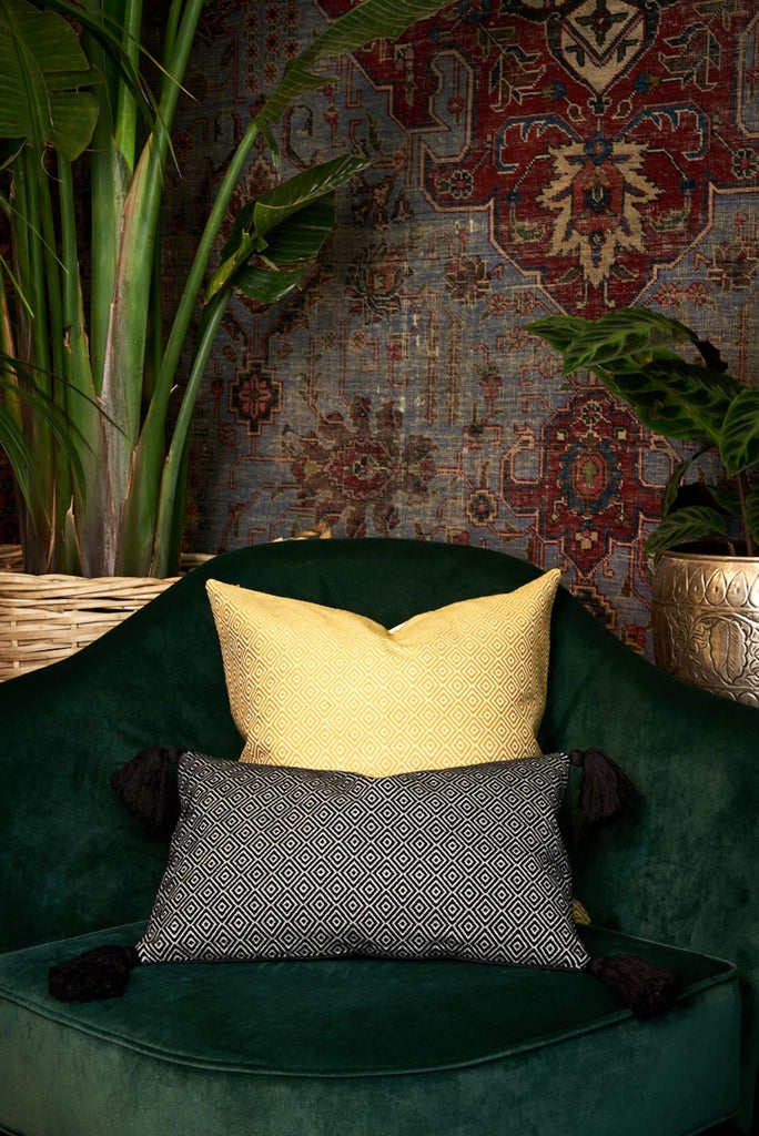 No.8: Falseria Black Pompón Pillow Case