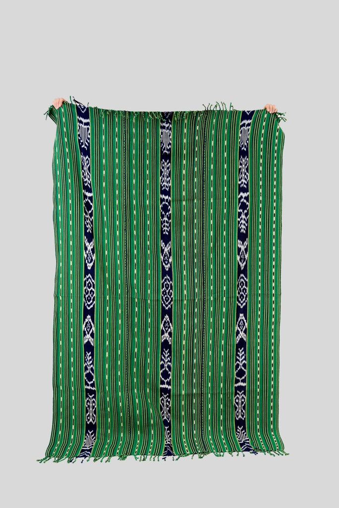No.17: Throw Ikat Green