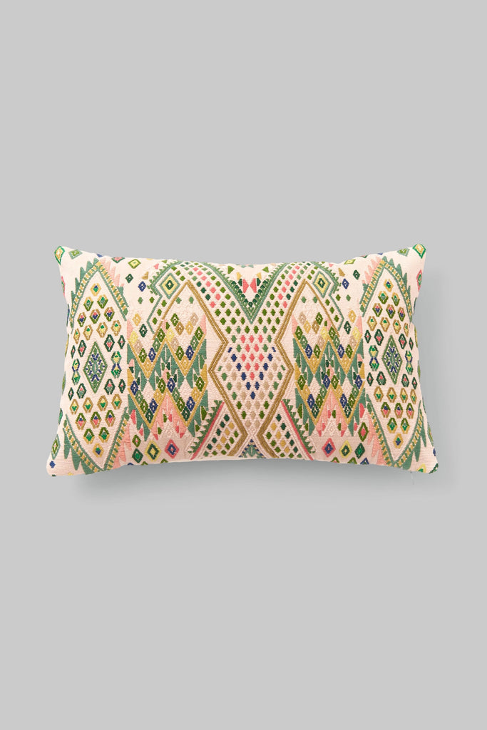 BROCADO IXKOT BEIGE PILLOW
