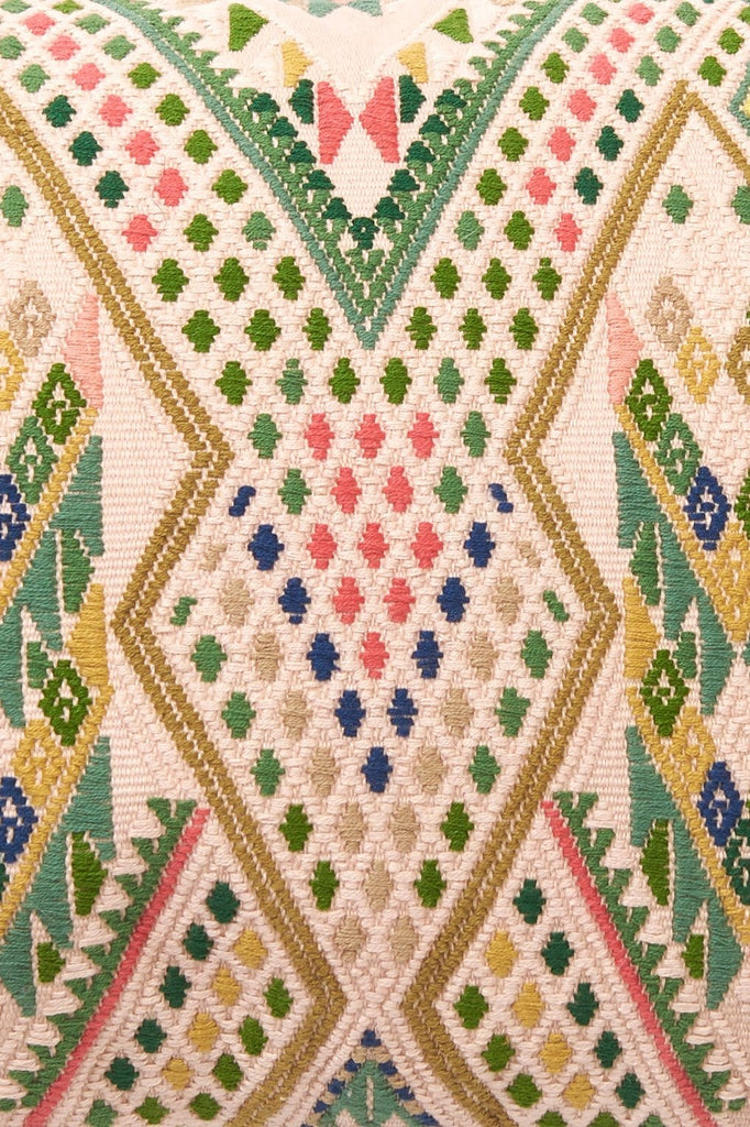 BROCADO IXKOT BEIGE PILLOW
